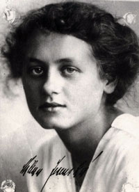 Milena Jesenska, quien mantuvo una apasionada correspondencia con Kafka (1919-1923)