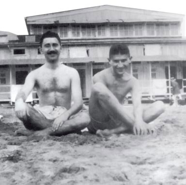 Franz Kafka y Max Brod en la playa